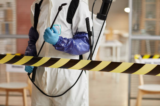 Professional Biohazard technician working in Robbinsville, NJ